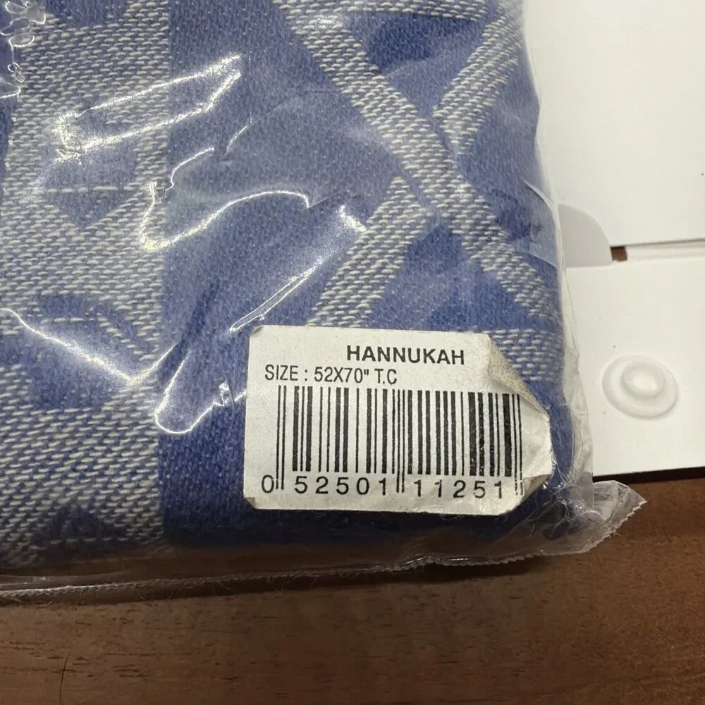 Holiday park manor table cloth hannukah- 52”x70”-Brand New